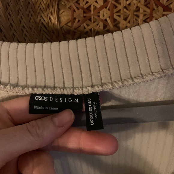 ASOS Maternity Wide Ribbed Set - Picture 4 of 5